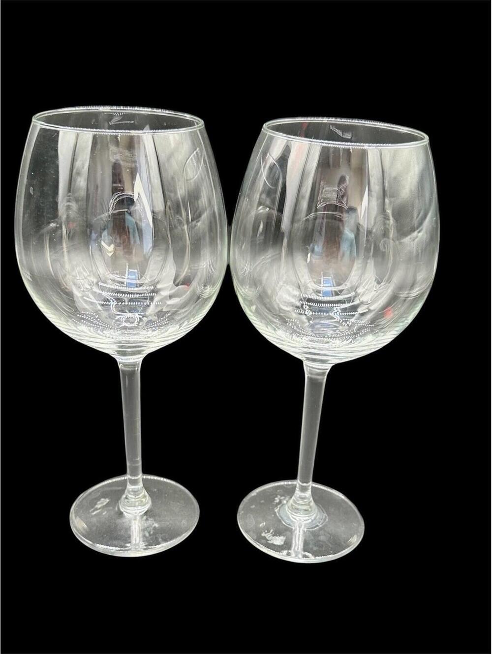 🍷 Pair Marquis by Waterford Optic Reserve Wine Glasses 8.75” 🍷